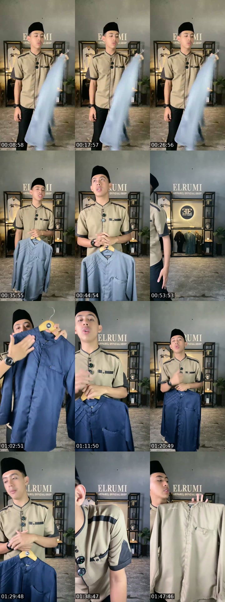 TikTok live: Promo baju koko pria by @elrumi_apparel_official