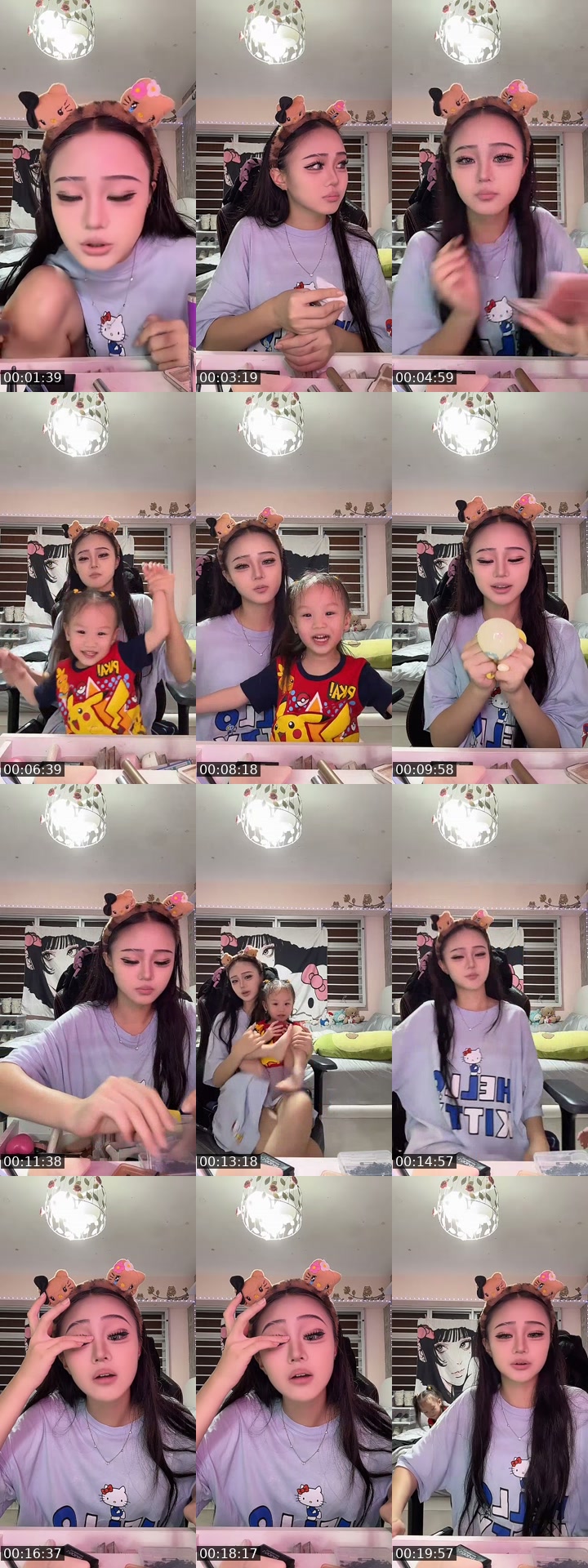 TikTok live: grwm by @unun_eyy
