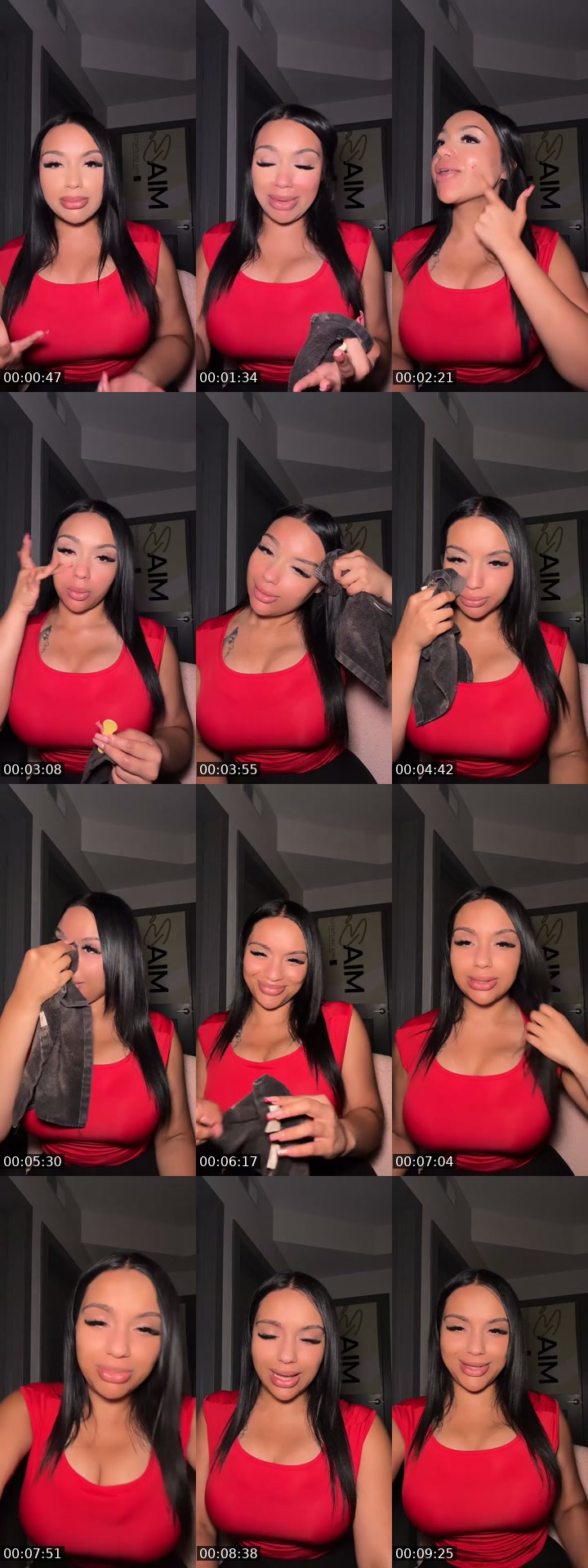 TikTok live: Red by @mariaprettyxo