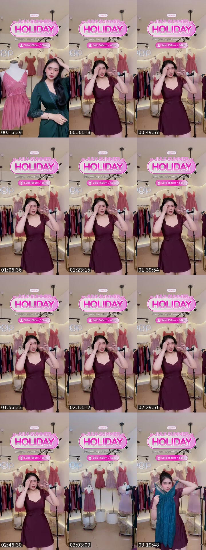 TikTok live: SERBU HARGA SLEEPWEAR AMBYAR by @qigerie