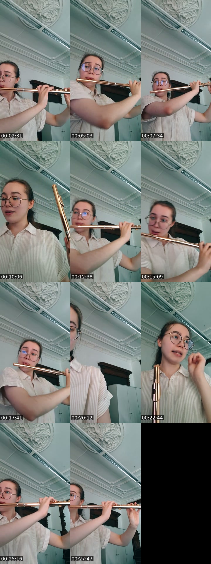 TikTok live: Repertoire practice by @viktoriiafedorova_flute