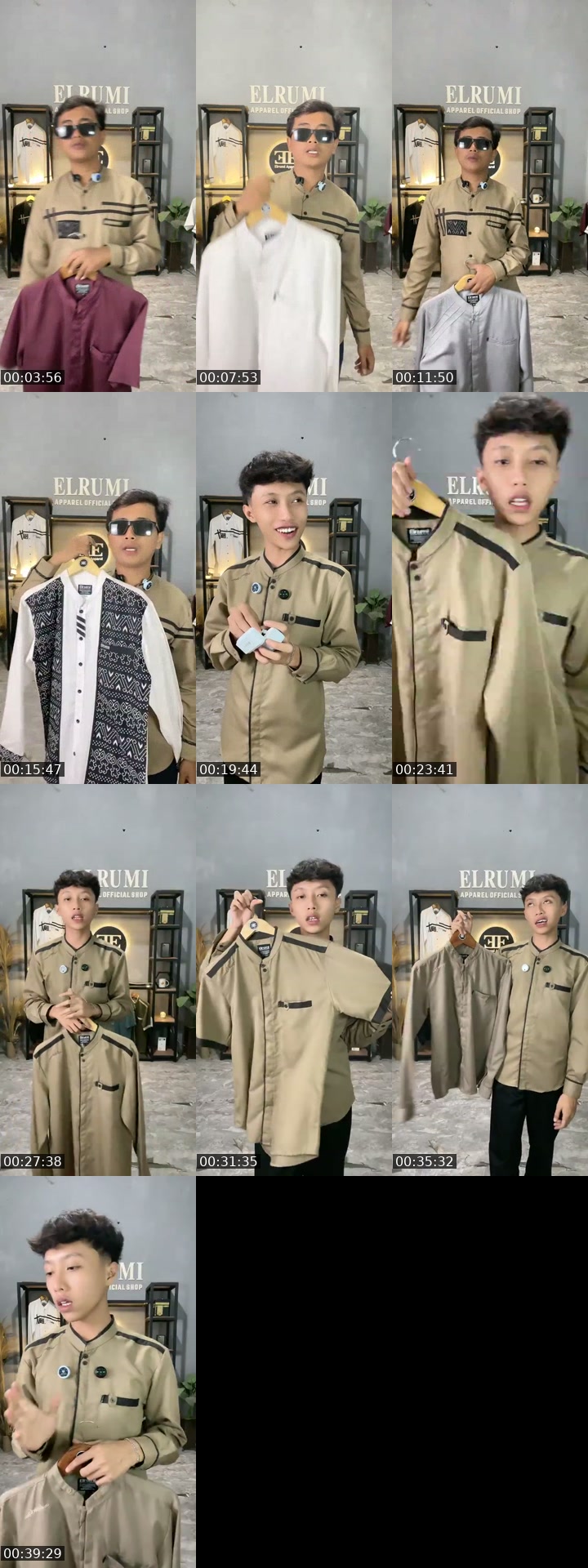 TikTok live: Promo baju koko pria by @elrumi_apparel_official