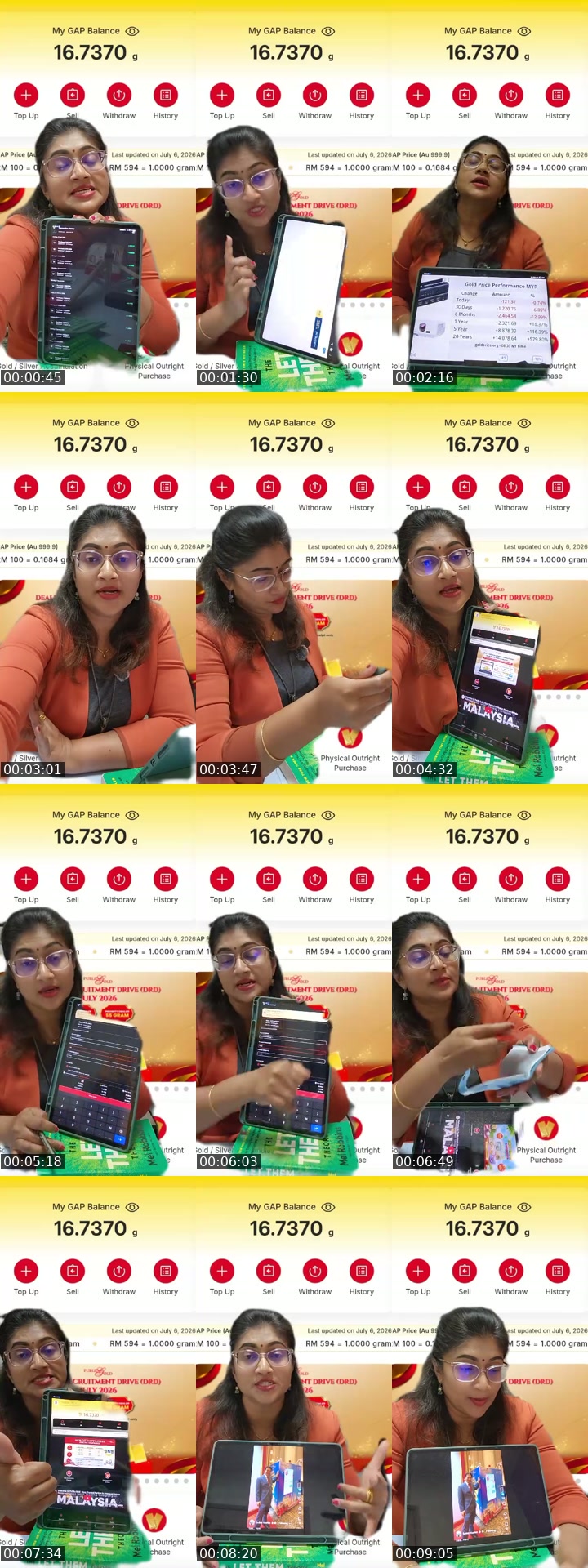 TikTok live: Cara Kumpul Gram Emas - RM100 by @dryuvaranipg