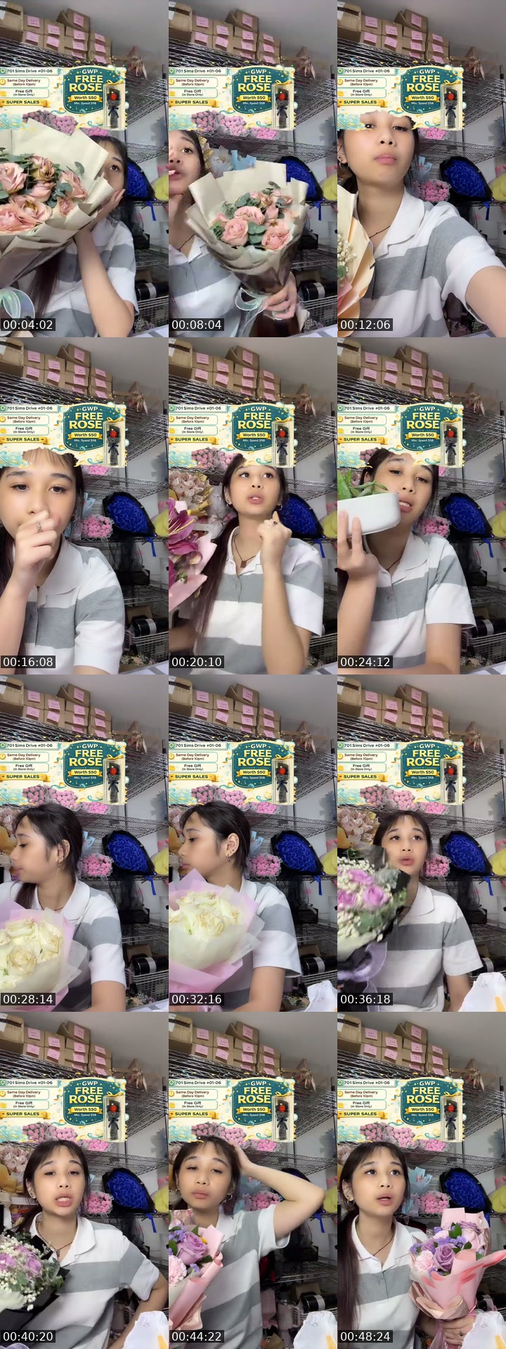 @flowershopsg TikTok live from 2026-07-16