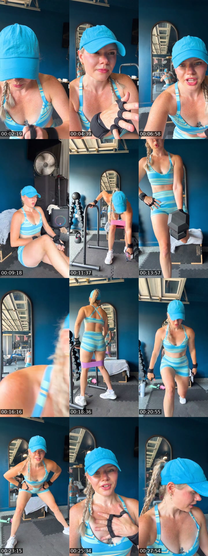 TikTok live: Leg day by @zandra.fitness
