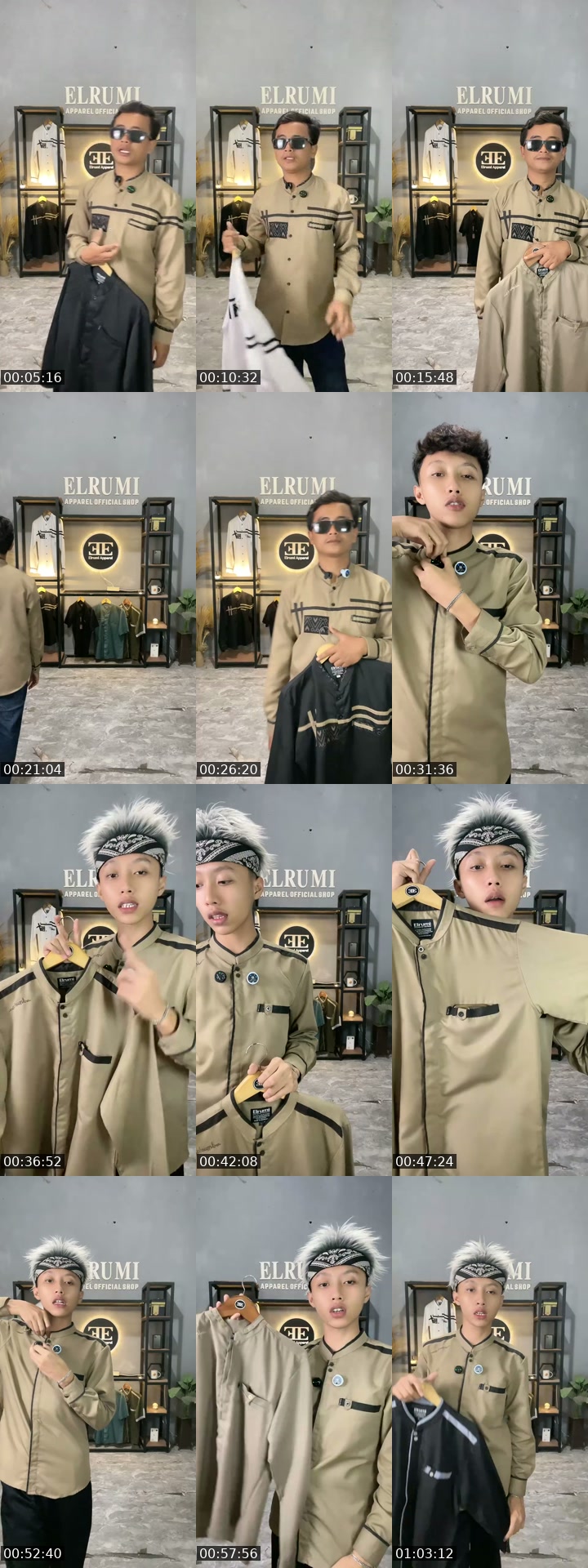 TikTok live: Promo baju koko pria by @elrumi_apparel_official