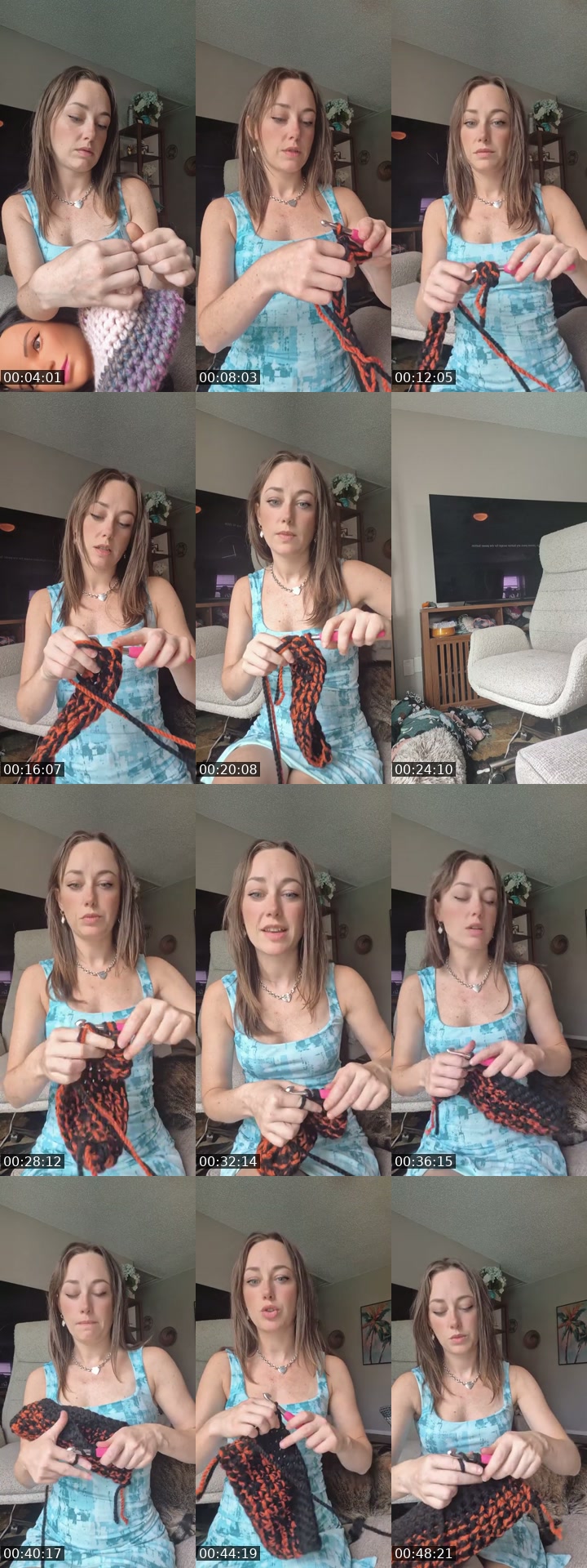 TikTok live: club crochet 🤗 by @saltyyum
