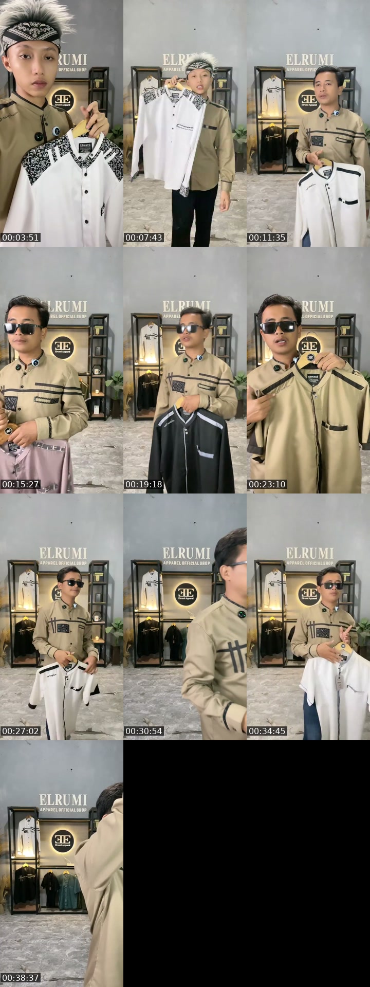 TikTok live: Promo baju koko pria by @elrumi_apparel_official