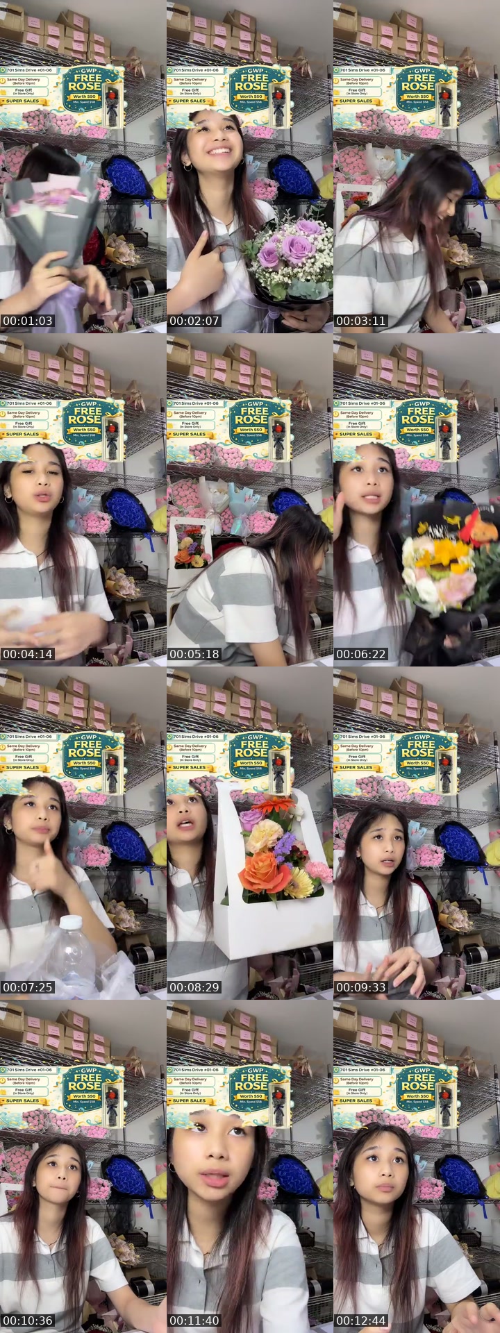 @flowershopsg TikTok live from 2026-07-16
