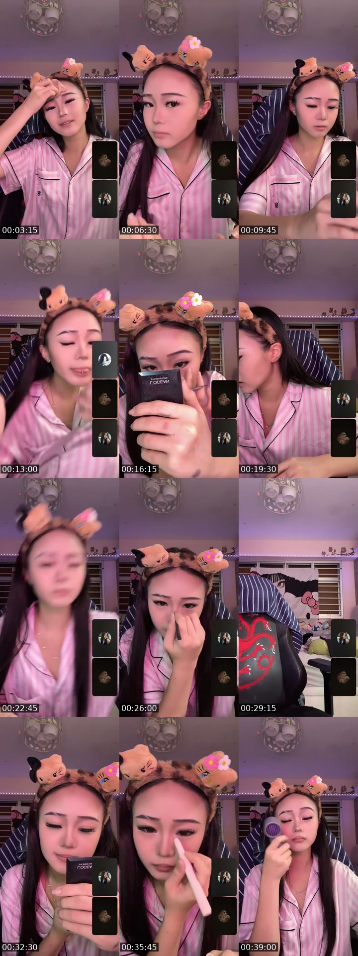 TikTok live: grwm by @unun_eyy