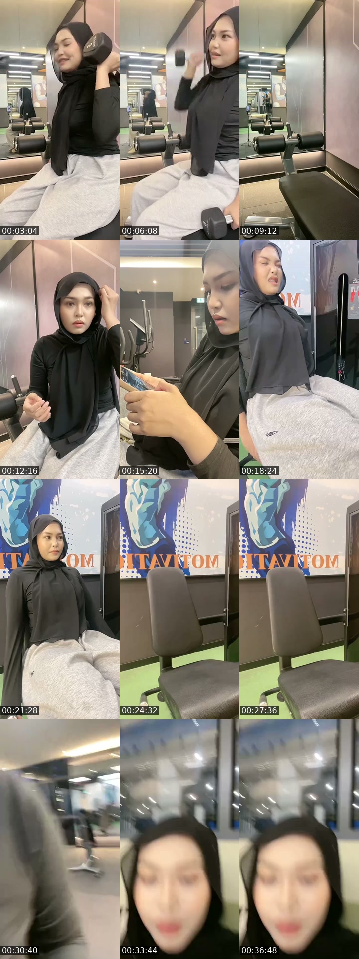 Past TikTok live: gym by @aqishzara