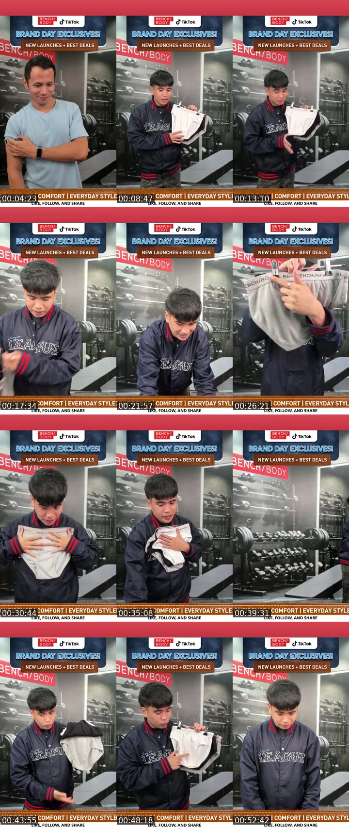Philippines TikTok live: Bench Brand Day sale! by @benchbody.ph