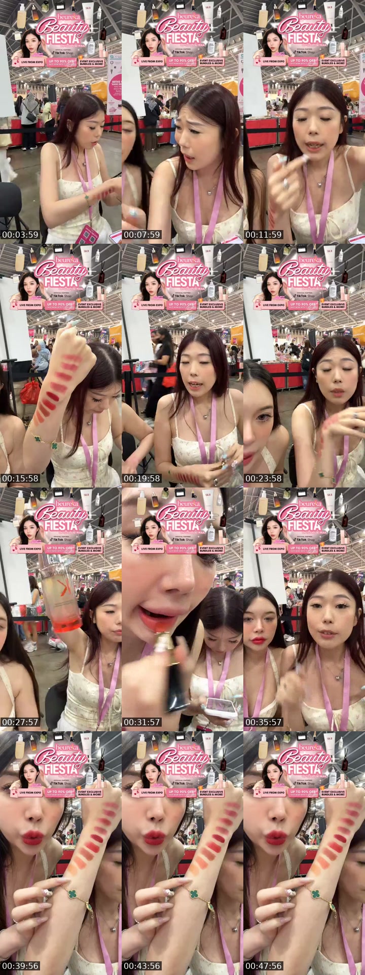 TikTok live: Bureka Beauty Fest by @linyuhsinx