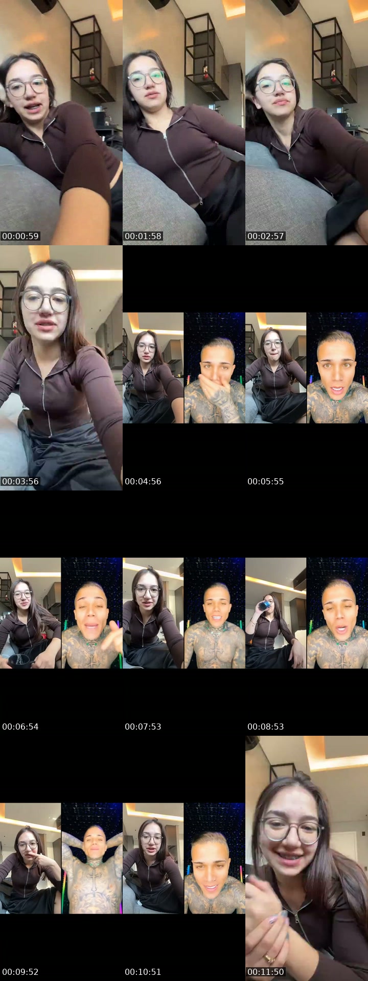 Brazil TikTok live: Boa noiteee 💓 by @sibelly.rezer