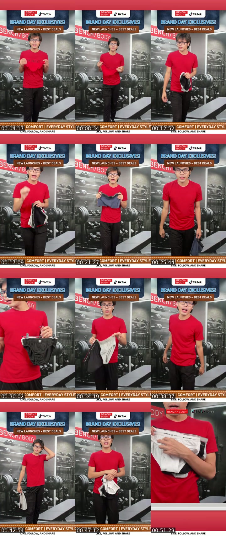 Philippines TikTok live: Bench Brand Day sale! by @benchbody.ph
