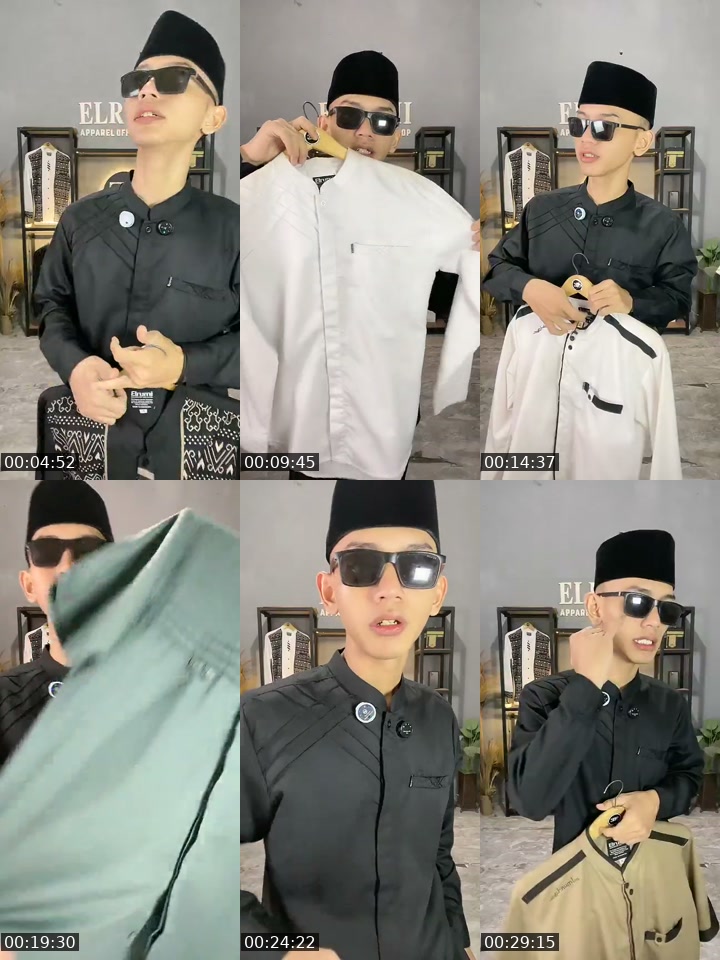 TikTok live: Promo baju koko pria by @elrumi_apparel_official