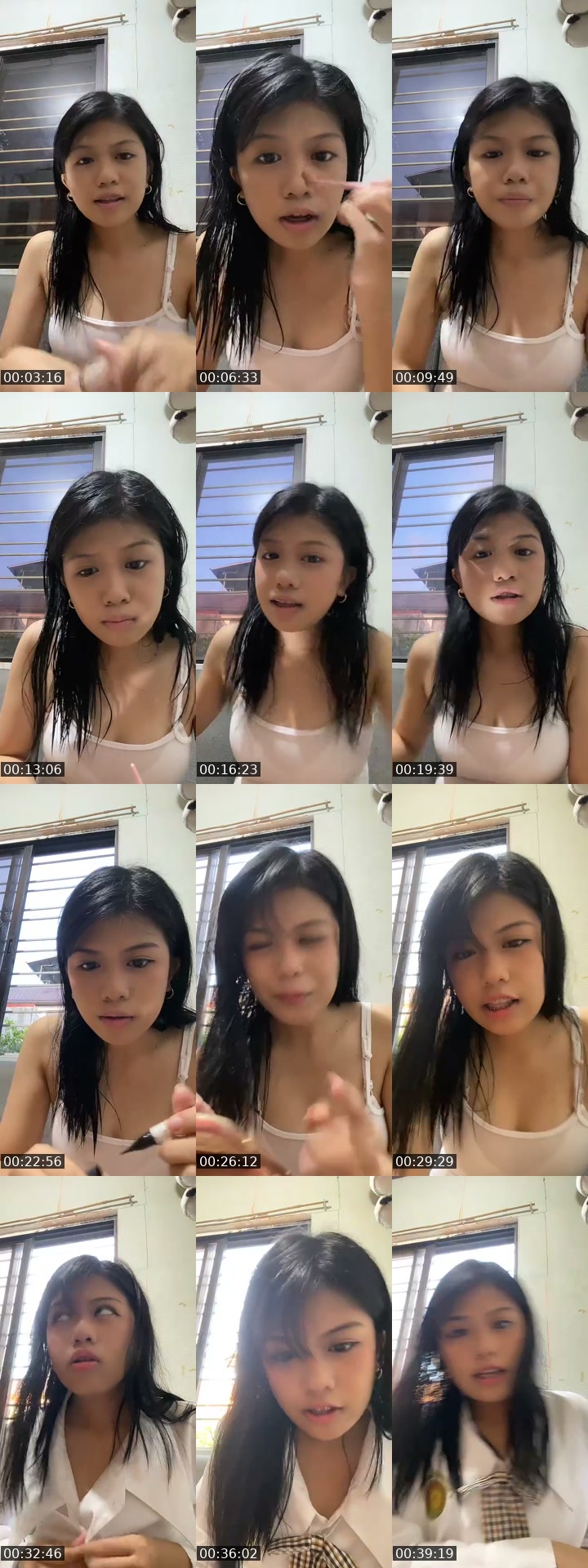TikTok live: Grwm for school by @mochakattpuccino