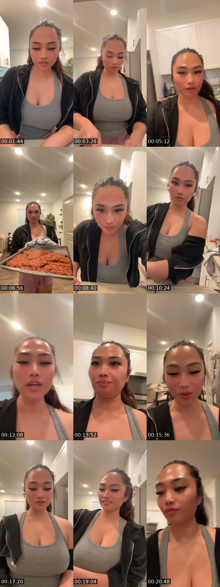 TikTok live: Cook with me by @monicajcruzz