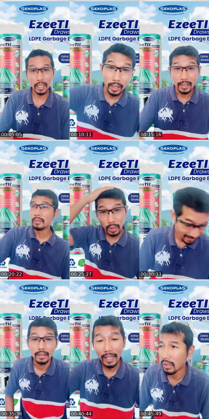 TikTok live: Plastik Sampah by @mizialhafiz