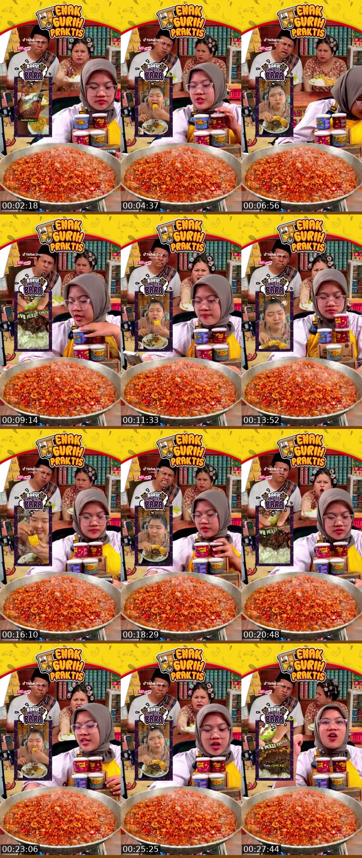 TikTok live: TEMAN MAKAN BARENG KELUARGA🌶😍 by @eatsambel