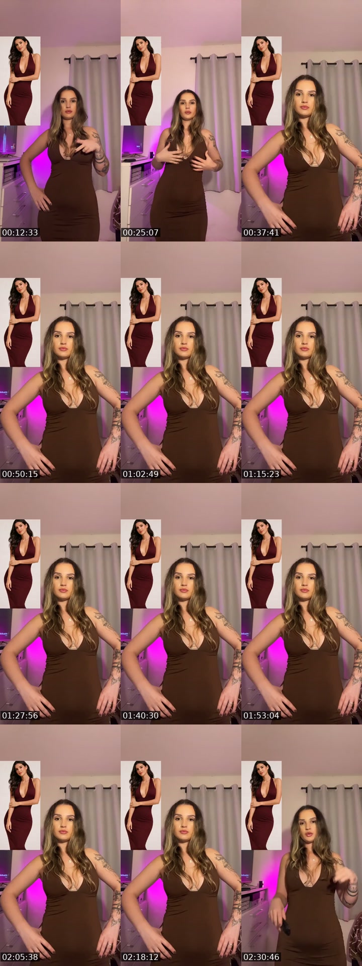 TikTok live: Vestido 🤎 by @nahmoana