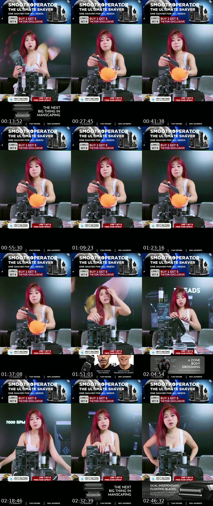 Singapore TikTok live: BEST MENS WOMEN SHAVER by @sgpomadesofficial