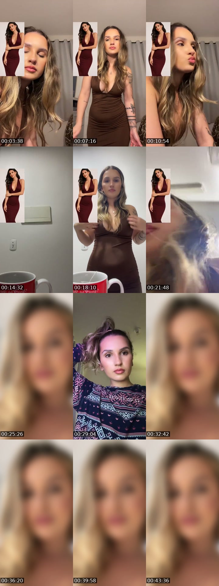 TikTok live: Vestido 🤎 by @nahmoana