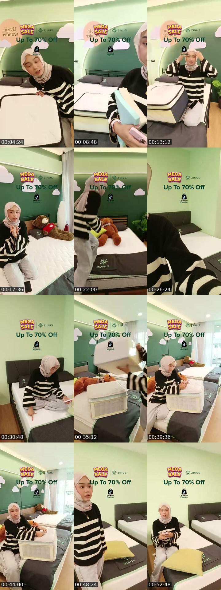 TikTok live: MEGA SALES !! DEVI NADH by @zinus.my