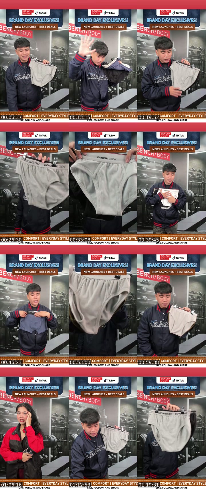 Philippines TikTok live: Bench Brand Day sale! by @benchbody.ph