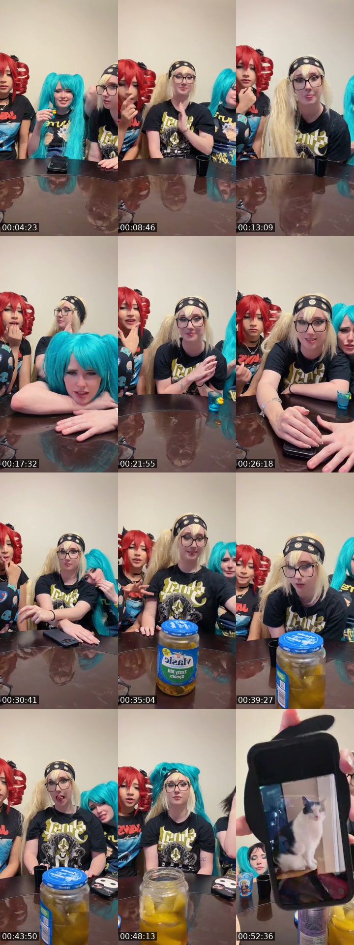 United States TikTok live: triple baka mukbang by @kora.aura