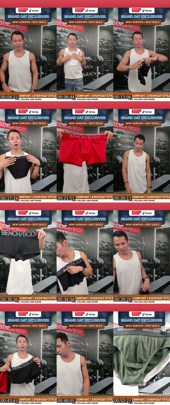 Philippines TikTok live: Bench Brand Day sale! by @benchbody.ph