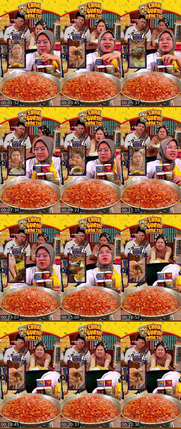 TikTok live: TEMAN MAKAN BARENG KELUARGA🌶😍 by @eatsambel