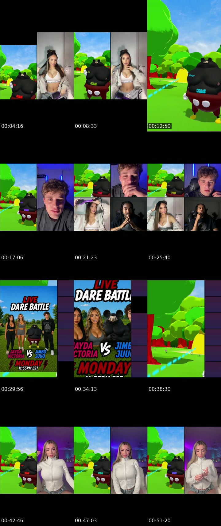 TikTok live: DARE BATTLES! by @unclejimbo.vr
