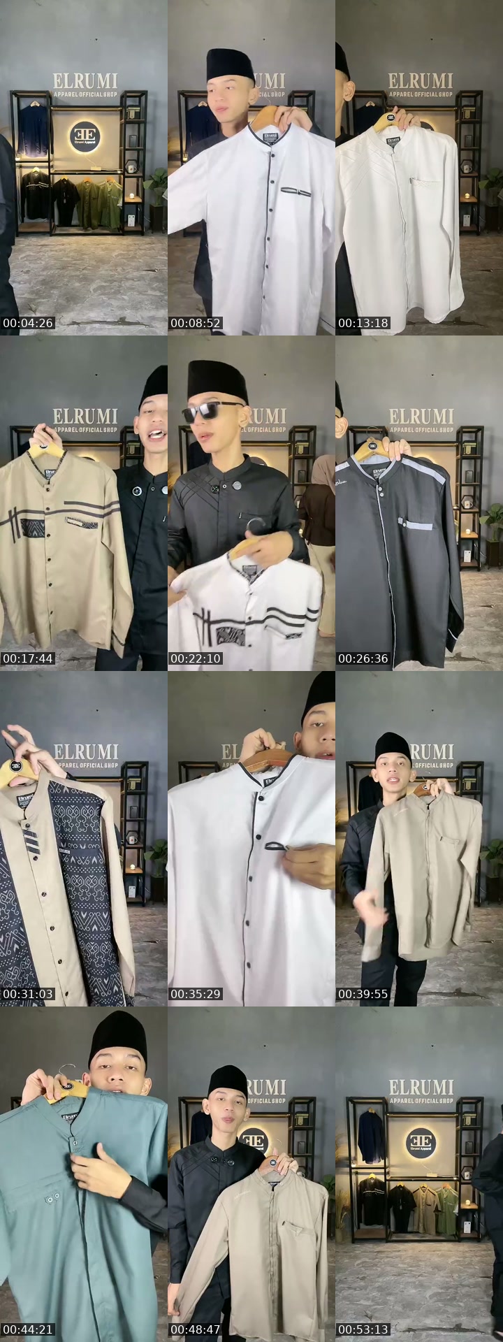 TikTok live: Promo baju koko pria by @elrumi_apparel_official