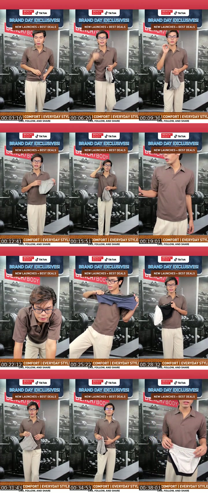 Philippines TikTok live: Bench Brand Day sale! by @benchbody.ph