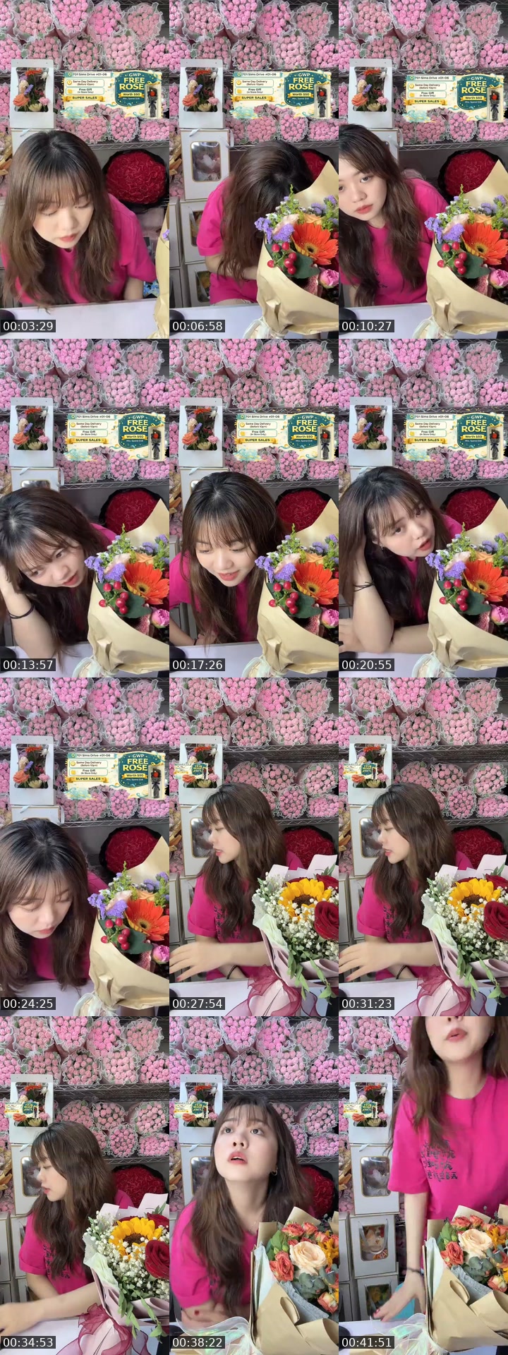 @flowershopsg TikTok live from 2026-07-18