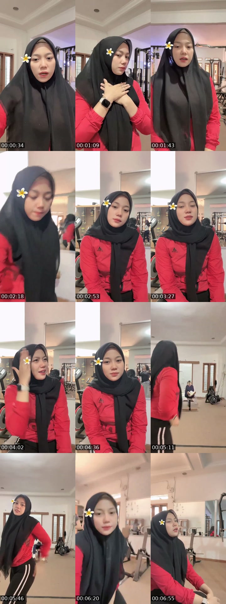 TikTok live: Gym day 🐣 by @rindatasya3