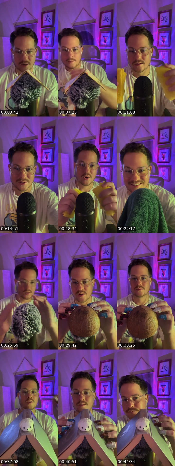 TikTok live: Cozy ASMR by @codymcgibbon