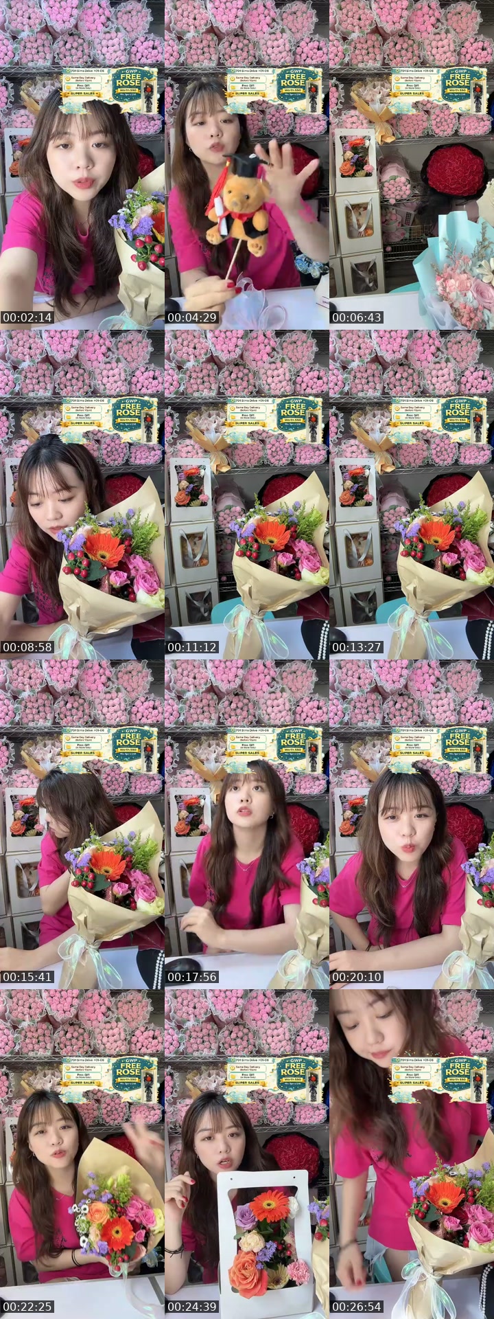 @flowershopsg TikTok live from 2026-07-18