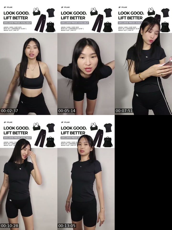 TikTok live: shop activewear 🤍 by @fflair.official