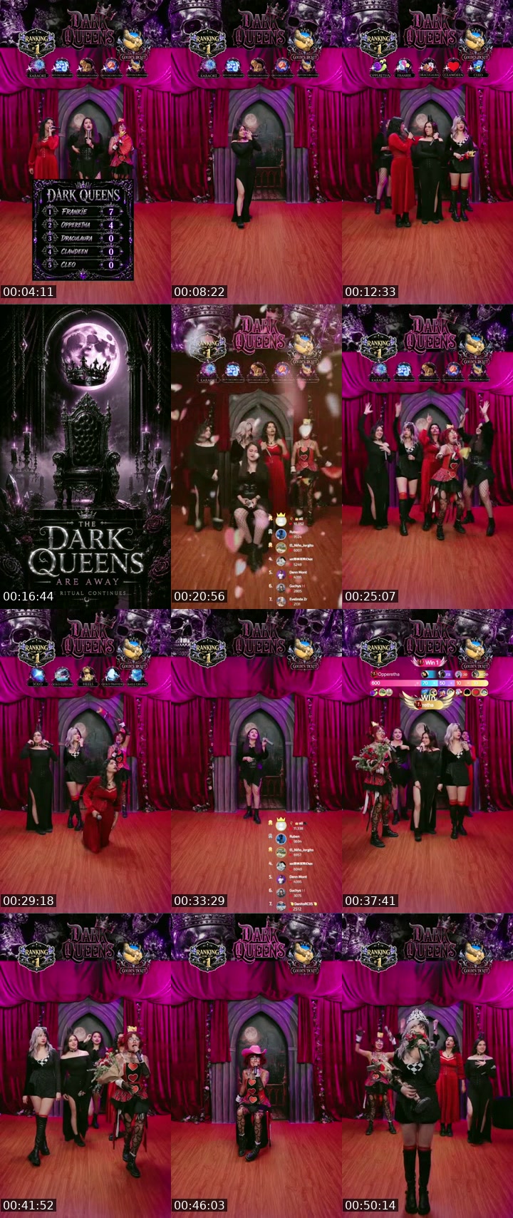 TikTok live: VIERNES DARK🖤👑 by @darkqueensmx