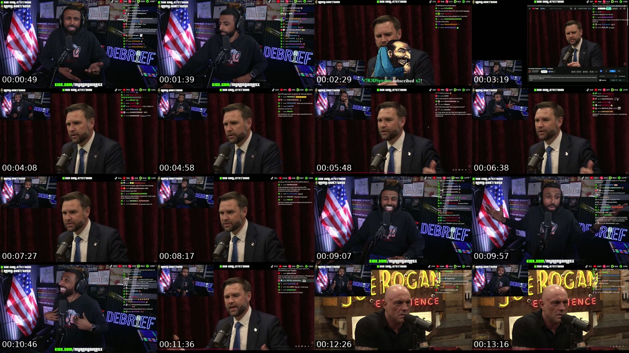 TikTok live: JD Vance L On Rogan... by @myrongainesxx