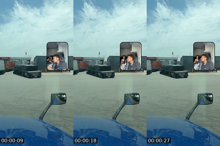 TikTok live: PASSENGER POV🚛🩷 by @yin6863