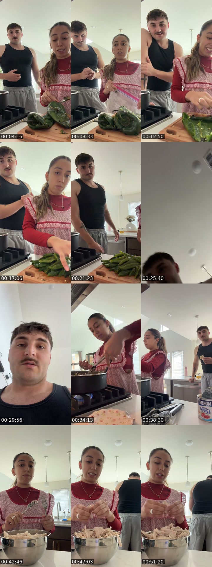 TikTok live: Cook with Us:)) by @noahxhailey