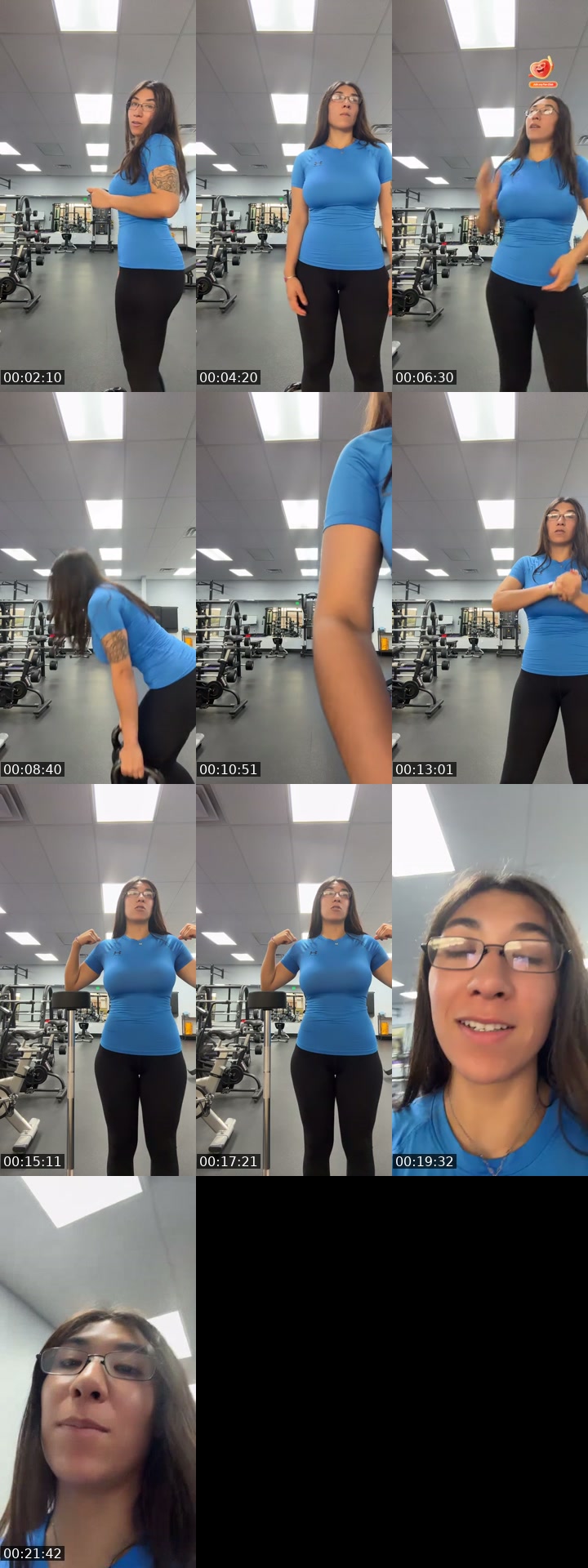 TikTok live: Casual workout by @justcallmeesme