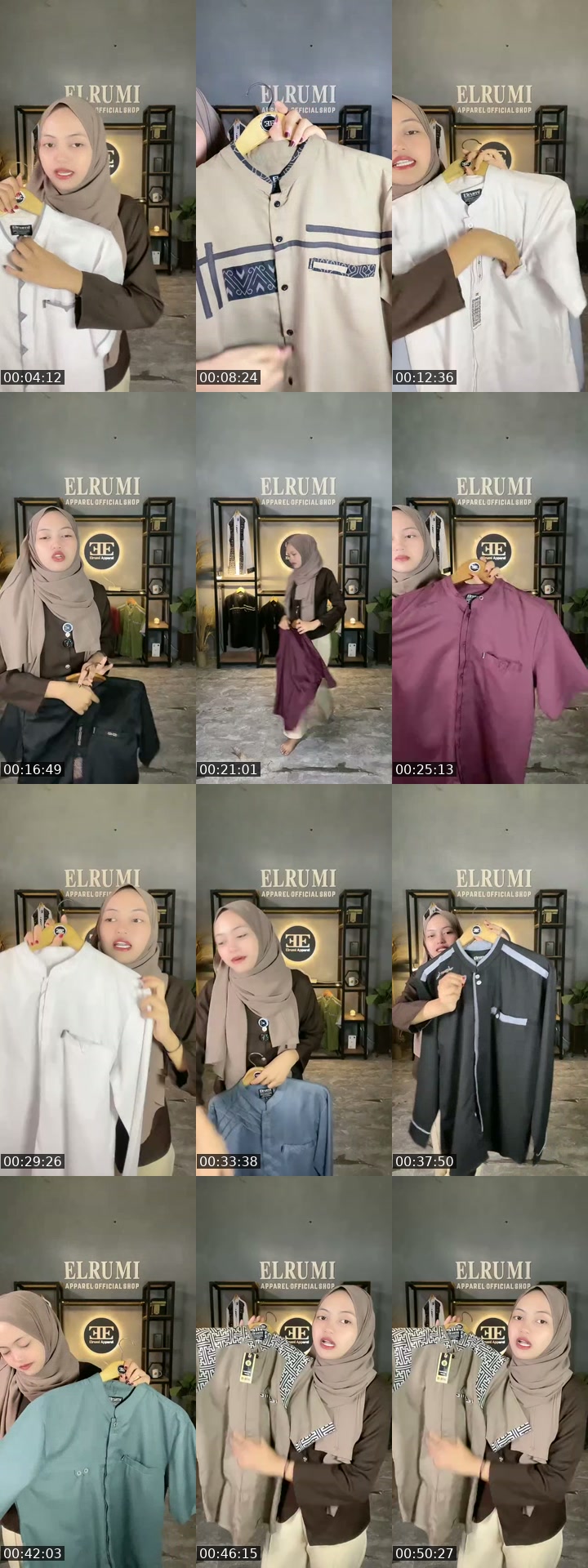 TikTok live: Promo baju koko pria by @elrumi_apparel_official