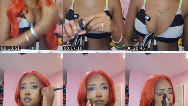 TikTok live: grwm to go outt 💋 by @t0k_t0ky0