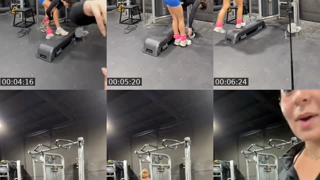 TikTok live: Gym time by @_lovethemost