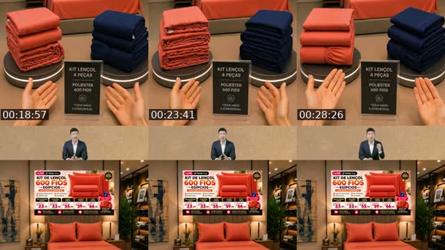 TikTok live: Kit lençol 4 peças 600 fios by @melhores.achados009