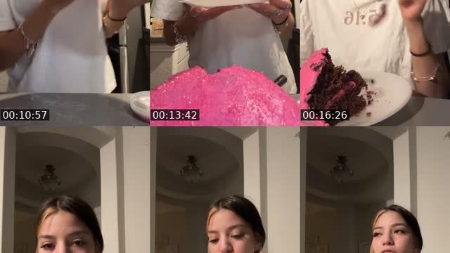 TikTok live: Cake time by @andrea_9155